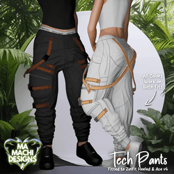Tech Pants [Couple Set - AceV4 & Zinfit Heeled]