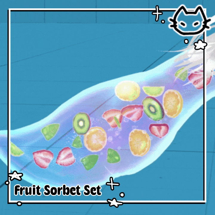 ── ⋆˚୨🍋🍓 Fruit Sorbet Set!🍓🍋୧⋆｡˚  Fruit Ears and Tail ୧⋆｡ ──  ⋆˚୨ VrChat Asset ୧⋆｡🍋🍓🍋୧⋆｡˚