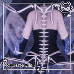 🧿 Soulweaver Wings 🧿[Necromancer Fairy Wings] 🧿 VrChat Asset