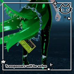 ⚠️ TRESPASSERS WILL BE EATEN ⚠️ Monster Tail ⚠️VrChat Asset