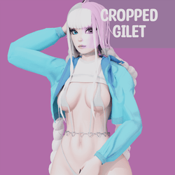 Cropped Gilet