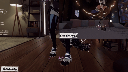 Feet Burst Particles