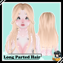 Long Parted Hair