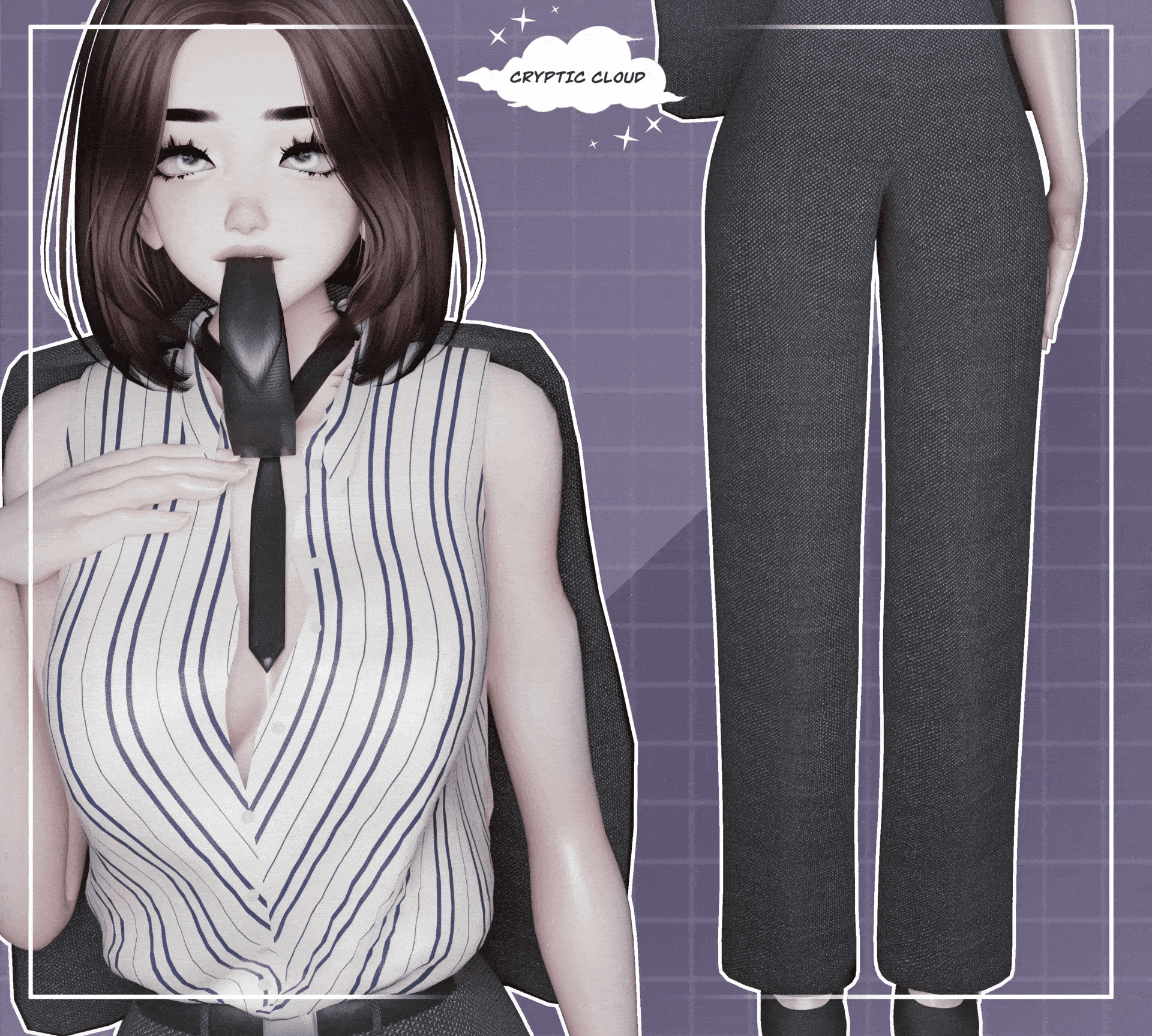 Suit Outfit [Coat, Pants, Shirt, Shoes & Tie]