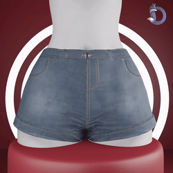 Dinzee's Heart Pocket Shorts