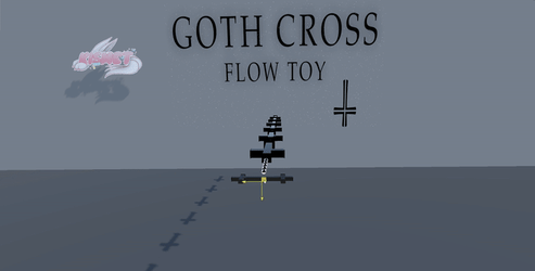Goth Cross Flow Toy
