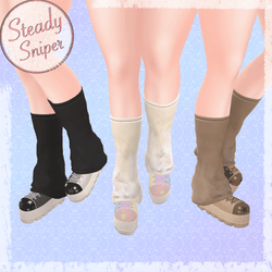 Platform Sneakers and Warmers