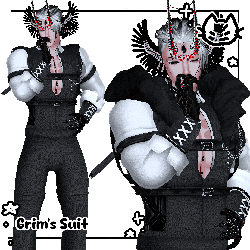 🩻 GRIM'S SUIT 🩻 AKIIBASE V1, VRBase Eboy 🩻 MALE SUIT FOR VRCHAT 🩻
