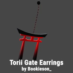 Japanese Torii Gate Earrings