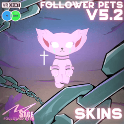 [Pet.24][SKIN 4] Toodles - The Pastel Kitten - Follower Pets v5.0+ [Tier 1]