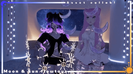 Moon & Sun flowtoys | ASSET COLLAB | NOT AN AVATAR |