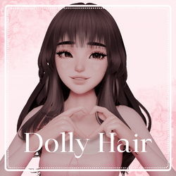 Dolly Hair (VRChat Asset)