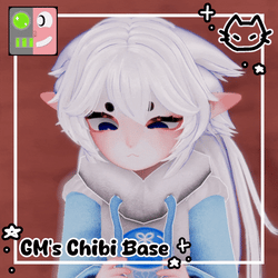  ★ GM's Chibi Base [VRCFT] V2.3 ★ VrChat Body Base ★