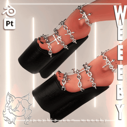 WS13. Chained Holy Heels [VRChat Asset] Nitro