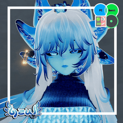  ★FULL-SCRATCH★🩵 AZUL 🩵 (PC / QUEST / OPTI / VRCFT / TREEHOUSE / GOGO ) 🩵