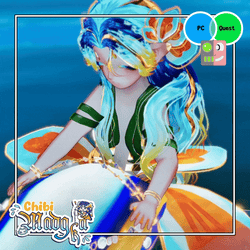  🪸Chibi ! MADGKA - THE MANDARIN GOBY 🪸 ( PC / QUEST / VRCFT ARKIT / GOGO / BEDROOM SHELL )