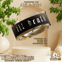 Til Death Rings (Egirl & Akii - Matching Couple Rings)