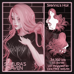 Sirenna's Hair for VRChat