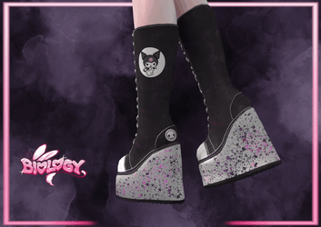 Kuro Heeled Converse Freebie