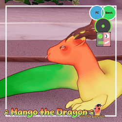  ★FULL-SCRATCH★🥭 [Avatar] Mango the Dragon 🥭 ( OPTI PC / QUEST / VRCFT / GOGO / WELL )