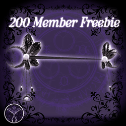 ☽ 200 Members Freebie Hair Pin ☾