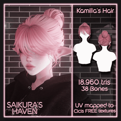 Kamilla's Fluffy Bang Bun for VRChat