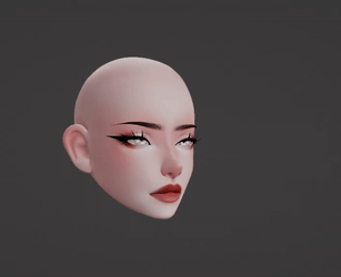 "Ruka" Aria Head v2 Edit | Androgynous Fem