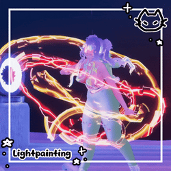 ⋆.˚✮💡 Lightpainting 💡 VrChat Flow Toy 💡 ✮.˚⋆