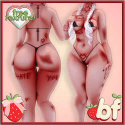 FREE -  LoveMeTender pt 3 (Egirl Tattoos) (Bruises and Cuts)