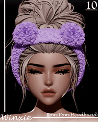 • Pom Pom Headband • VRCHat Asset • Commercial License •