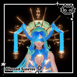 ☼ BLESSED SUNRISE ☼ ˖ ࣪ ִ BLINDFOLD / CROWN ☼ Animated Crown Prop ˖ ࣪ ִ𖤐
