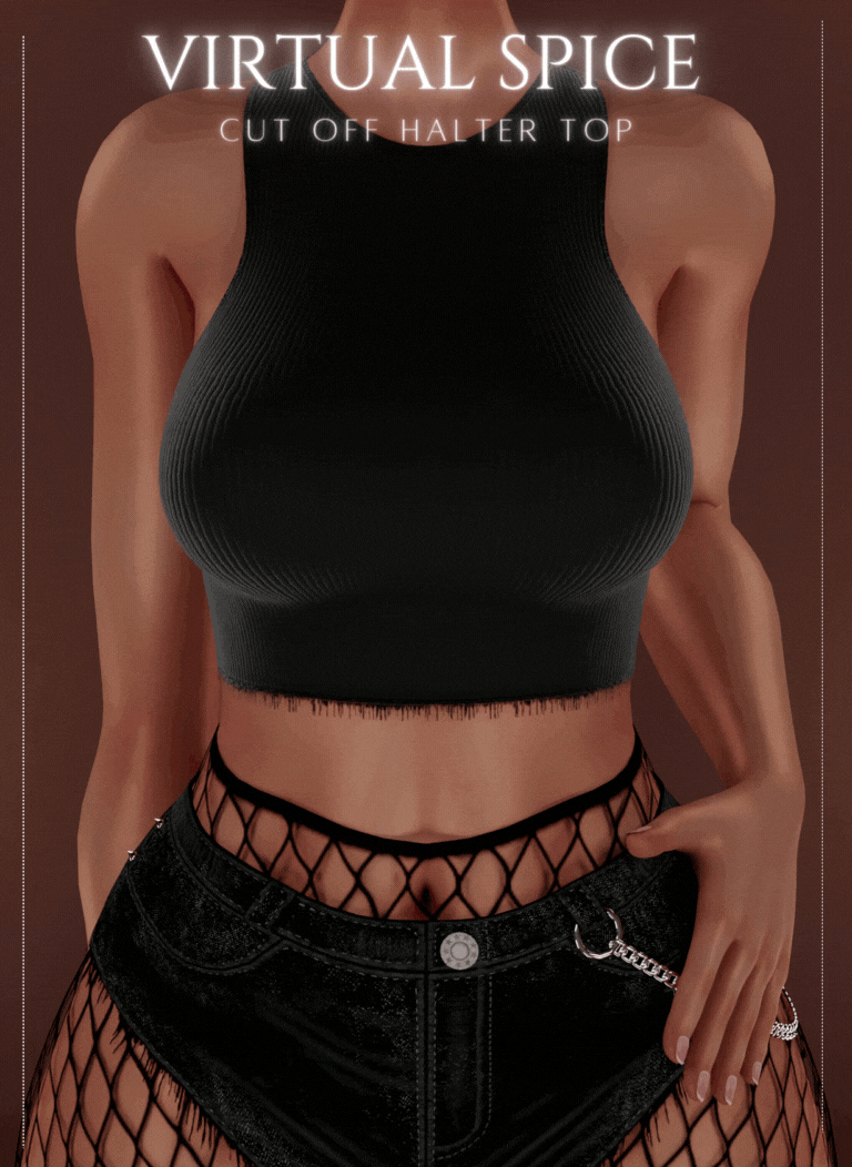 Cut off Halter Top - Free Vrchat Asset