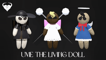 Ume the Living Doll Follower +  Base
