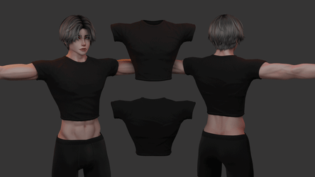 Shirt Croptop 48textures [€1] made for Akii Base