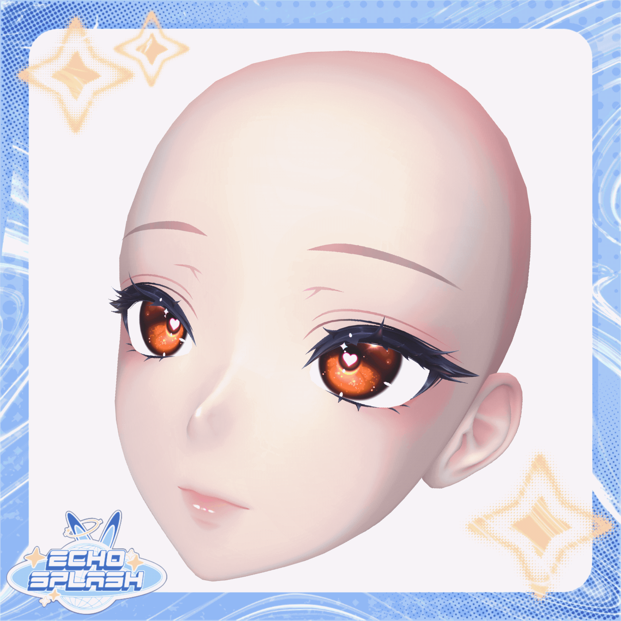 'Manhwa' Eye and Lash Texture <Willa Head>