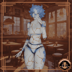 Amour Matching Starlyne's Doll Base (GLASS VERSION)