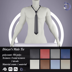 Dinzee's Male Tie