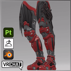 Zeus Legs - 3D Cyber Leg Asset