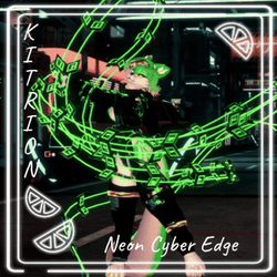 ༺𓆩✮═━┈ Neon Cyber Edge - Cyberpunk Whip Flow Toy (Audio Link)┈━═✮𓆪༻