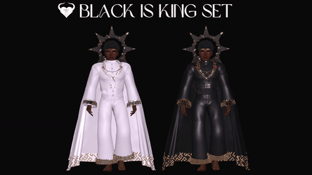 MetaVerse Gala: Black is King Set