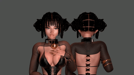 Daisy Loc Buns