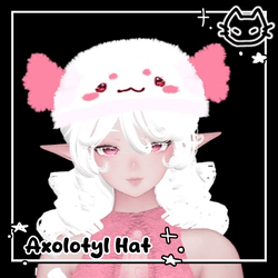 ≽(•ᴗ•)≼ Axolotyl Hat ≽(•ᴗ•)≼ FREE ≽(•ᴗ•)≼ VrChat Asset