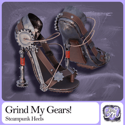 Grind My Gears! - Steampunk Heels