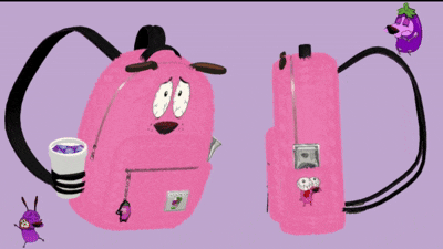 Courage Fuzzy Backpack (Free in Nitro) 