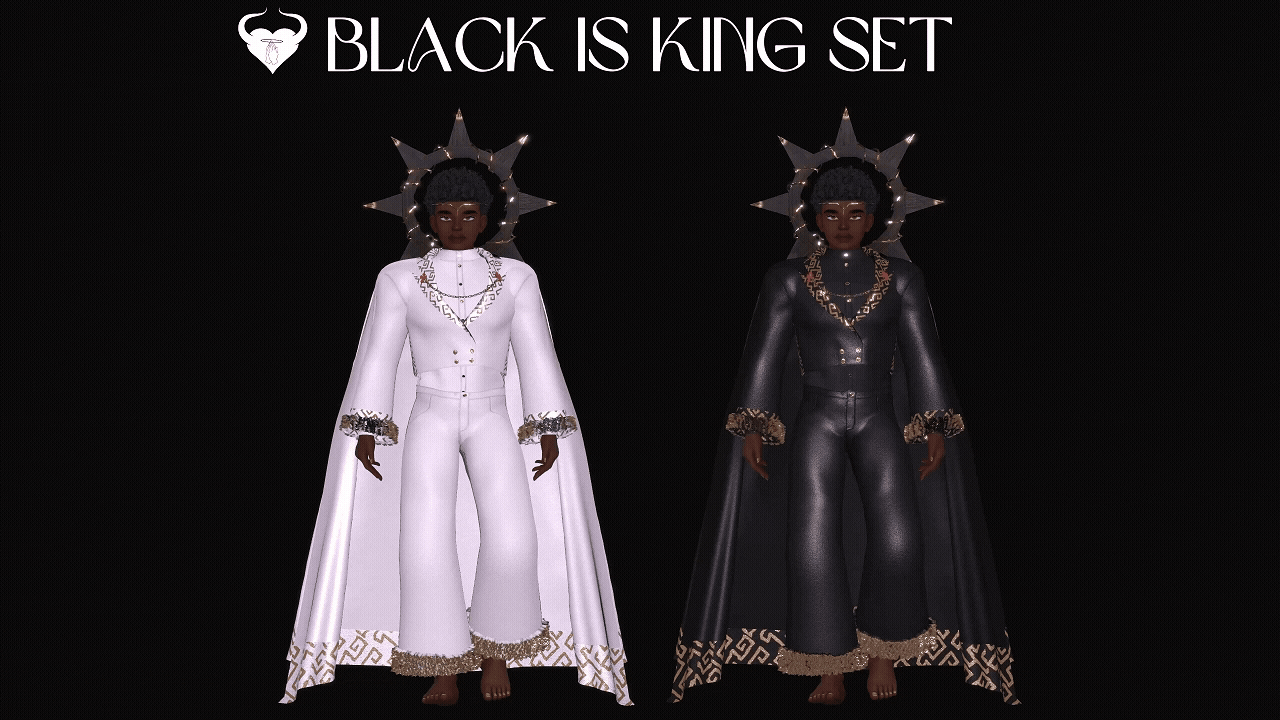 MetaVerse Gala: Black is King Set