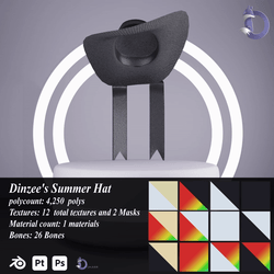 Dinzee's Summer Hat FREE