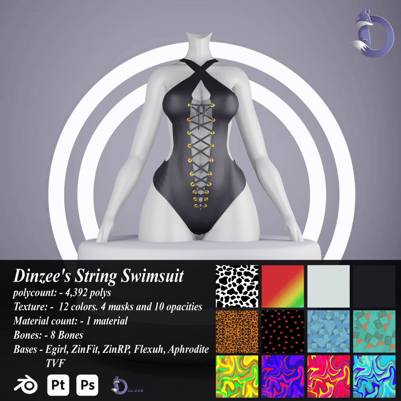 Dinzee's String Swimsuit