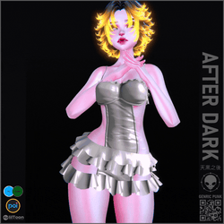 LOVELY LIST DRESS VRCHAT