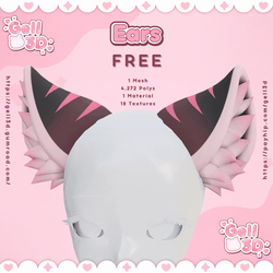 Ears (#4) FREE - Commercial Use - VRChat Asset
