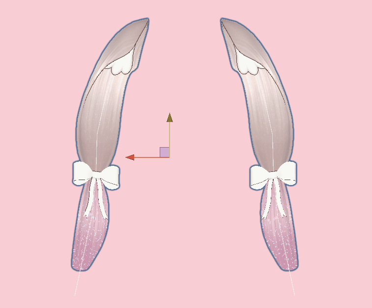 ౨ৎ˚˖ bunny ears with ribbons  ! ⤶ 